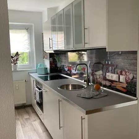 Ferienwohnung Fur 2-6 Personen - Weisse Kuche Apartment